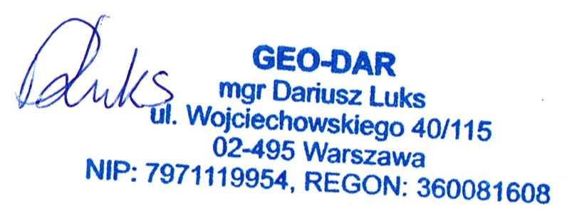 geotechniczna celu przebudoy dróg mieście Podkoa Leśna - zadanie II