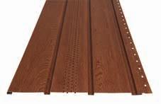Różne rodzaje wykończenia powłoki lakierniczej (połysk, mat, imitacja drewna) oraz kolory, tworzą idealne połączenie z dachem.