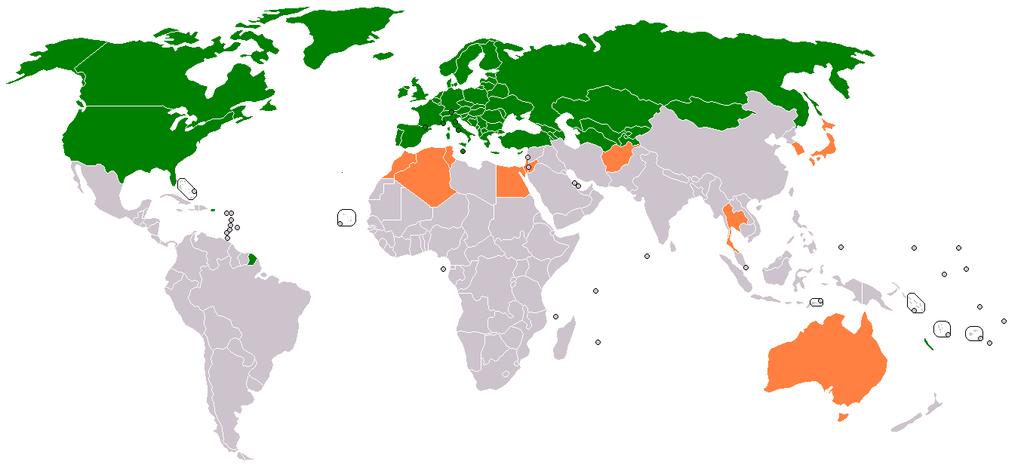 Członkowie OBWE (57) i państwa