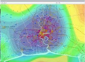 mapa terenu analiza spadków mapa