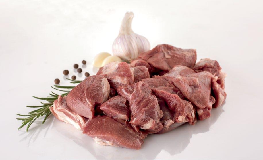 Gulasz extra z dzika Wild boar goulash class A, kg ca 0 kg 8 Gulasz