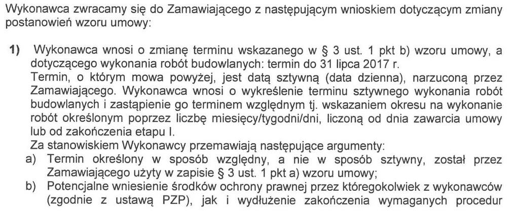 Pytanie 2.6.: Wyjaśnienie 2.6.: Nie. Pytanie 3.1.: Zgodnie z zapisem w SIWZ pkt 3.3.3b wyposażenie nie wchodzi w zakres przedmiotu zamówienia.