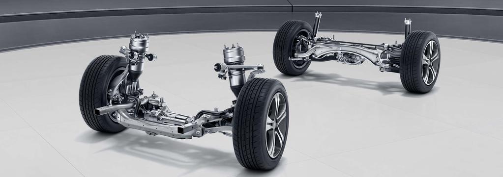 AIR BODY CONTROL. System zawieszenia pneumatycznego, obejmujący stałą regulację amortyzacji, zapewnia bardzo wysoki poziom komfortu i dynamiki jazdy.
