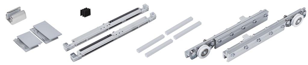 TERNO MICRO 80 TS-MP80SET Zestaw akcesoriów do systemu przesuwnego z dwustronnym pneumatycznym zamykaniem Set of accessories for the sliding system with double pneumatic closing TS-TR2450 lub/or