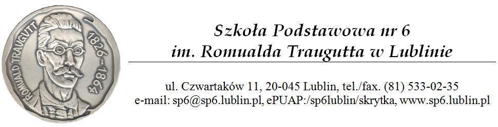 ODKRYWAM SWOJE ZDOLNOŚCI, PATRZĘ W SWOJĄ PRZYSZŁOŚĆ; WYBIERAM ZAWÓD, SPEŁNIAJĄC SWOJE MARZENIA Program realizacji wewnątrzszkolnego systemu doradztwa zawodowego w Szkole Podstawowej nr 6 im.