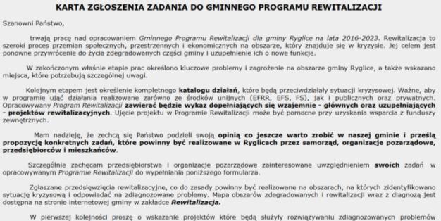 Moderatorom procesu chodziło o to, by w maksymalnie dużym stopniu zaangażować lokalną społeczność w proces współdecydowania o kierunkach podejmowanych działań.