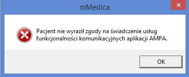 2 Autoryzacja konta pacjenta Ścieżka: Kartoteka pacjenta > menu: Funkcje dodatkowe > Powiązanie z urządzeniem mobilnym Gabinet > przycisk: > Powiązanie z urządzeniem mobilnym Kolejnym etapem