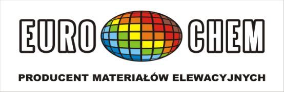 KARTA TECHNICZNA ELEWACYJNY TYNK OZDOBNY EUROMIX (BRICK WALL) BW dekoracyjna okładzina ścienna nakładana przy pomocy szablonów dowolna kolorystyka uniwersalne zastosowanie