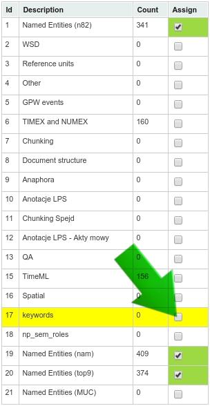 19 Ręczna anotacja 1. Przypisywanie poziomów anotacji 1.1. Przejdź do sekcji Settings 1.2.