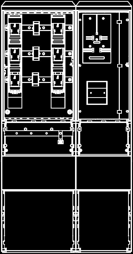 Typ: 1PP Zestaw pomiarowy Nr karty: 10-5 528 396 320 823 923 690 446 1. KSZ 40x80+KF sk.... 1szt. 2. KSZi 53x80-2+KF sk.... 1szt. 3. Szyna prądowa 53 Cu.