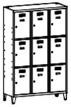 2 4 6 Nogi - + - + - + Szafy ubraniowe SUS - moduły o szerokości 400 mm Oznaczenie SUS 413 SUS 413 SUS 423 SUS 423 SUS 433 SUS 433 0211020101 0211020201