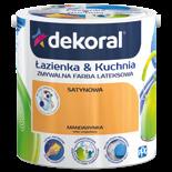 9 MODNYCH KOLORÓW Farby kolorowe HOME & STYLE GŁĘBOKO MATOWA FARBA CERAMICZNA ODPORNA NA PLAMY I PŁYNNE ZABRUDZENIA Farba ceramiczna przeznaczona do malowania ścian wewnętrznych i sufitów, tworząca