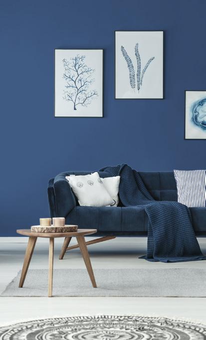 Jeans na ścianie ATRAMENTOWY