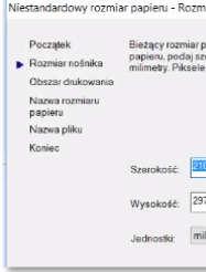 Po wybraniu wirtualnej drukarki: DWG To PDF włączamy jej