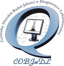 CENTRALNY OŚRODEK BADAŃ JAKOŚCI W DIAGNOSTYCE LABORATORYJNEJ ul. Gdańska 80, 90-613 Łódź tel./fax. (0 42) 230-25-78, 230-25-79 email: osrodek@cobjwdl.lodz.