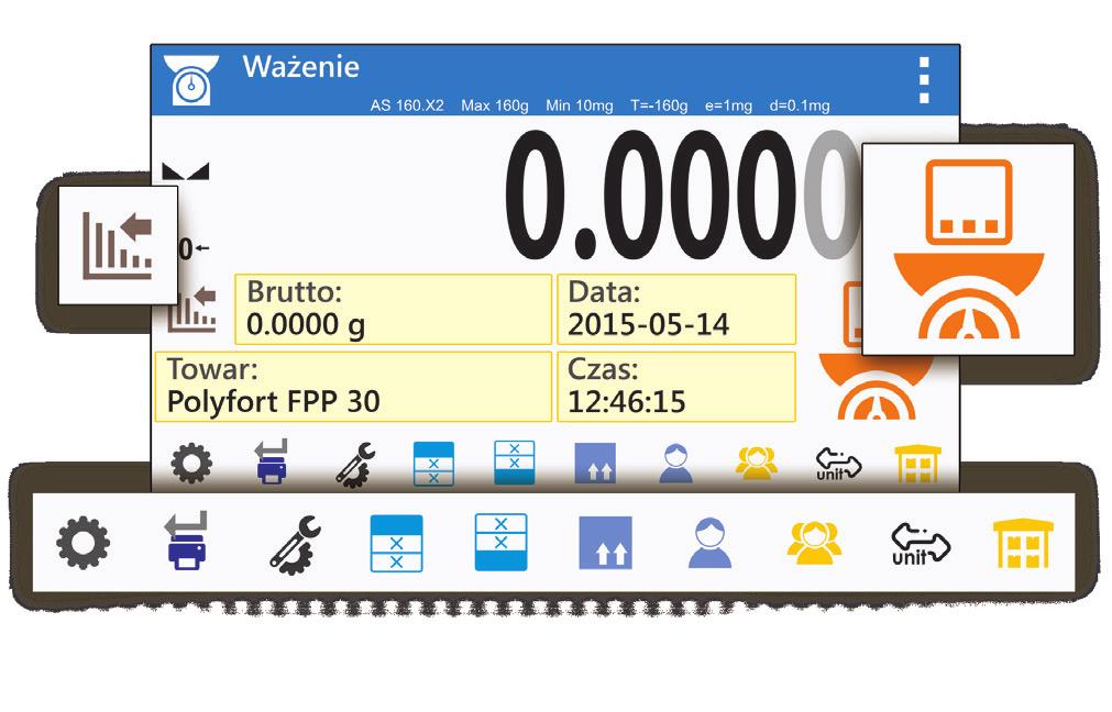 Nie można zmieniać ich nazw ani wartości, ale można decydować, które z nich mają być wyświetlane na ekranie.