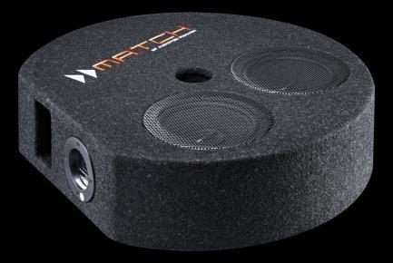 Skuteczność: 90dB Wymiary: 500 x 120 mm W zestawie 5m przewód PP-SC 48 1099 PP 8E-Q SUBWOOFER 8 W OBUDOWIE BASS-REFLEX