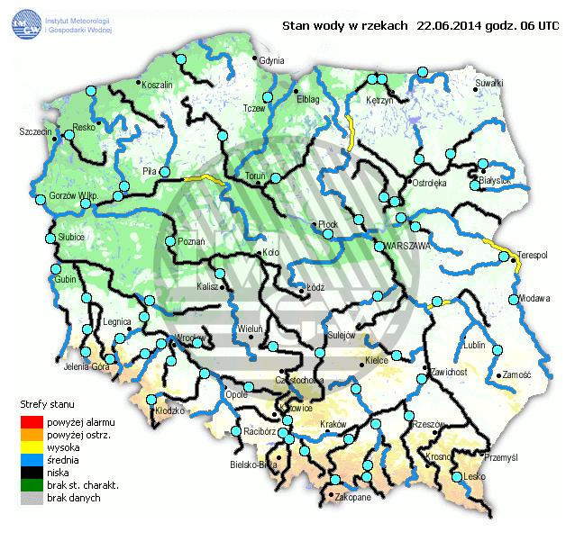 INFORMACJE HYDROLOGICZNO