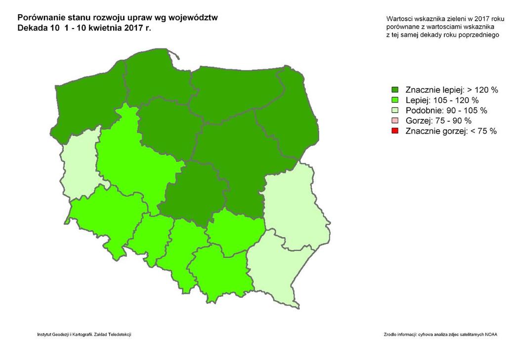 Załącznik Mapy opracowane przez Instytut Geodezji i Kartografii -