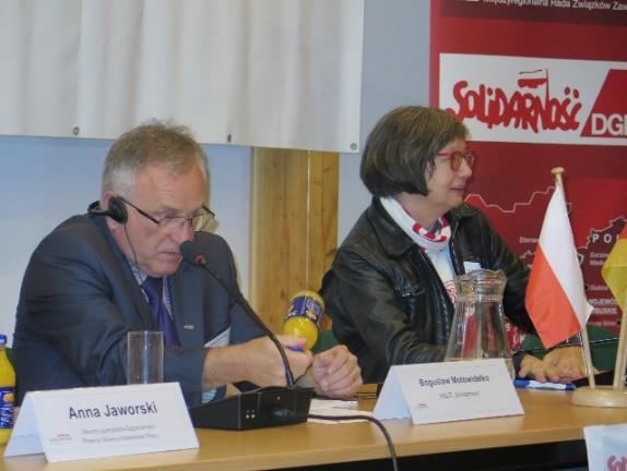 Delegaci wskazali na istotę dalszego rozwoju prospołecznej Europy i podkreślili tym samym wagę transgranicznej współpracy związków zawodowych na rzecz zrastania się Europy.