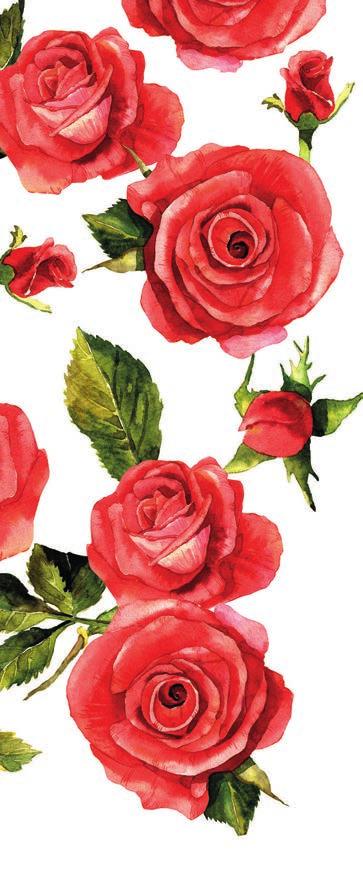 TL328000 TL318009 FLOWERS ON LINEN ROSES