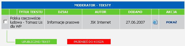 klikamy Przeglądaj..., zaznaczamy i otwieramy żądany plik z folderu zapisanego u nas na dysku (np. ogłoszenie.pdf). Zaznaczamy pole Wstaw automatycznie:. Na zakończenie klikamy Dodaj załącznik.