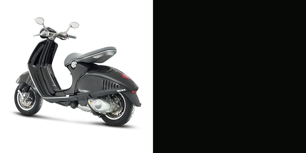 E W O L U C J A Vespa 946 jest na miarę człowieka i otaczającego go wszechświata. Technologiczne serce idealnie dopasowuje się do rytmu dalszych podróży i jazdy po mieście.
