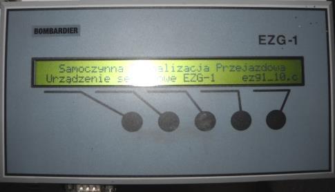 sekwencyjny są odpytywane przez niego w równych odstępach czasu o stan urządzeń ssp. Obsługa urządzenia zdalnej kontroli typu ERP-7 odbywa się za pomocą kolorowego, dotykowego ekranu LCD.