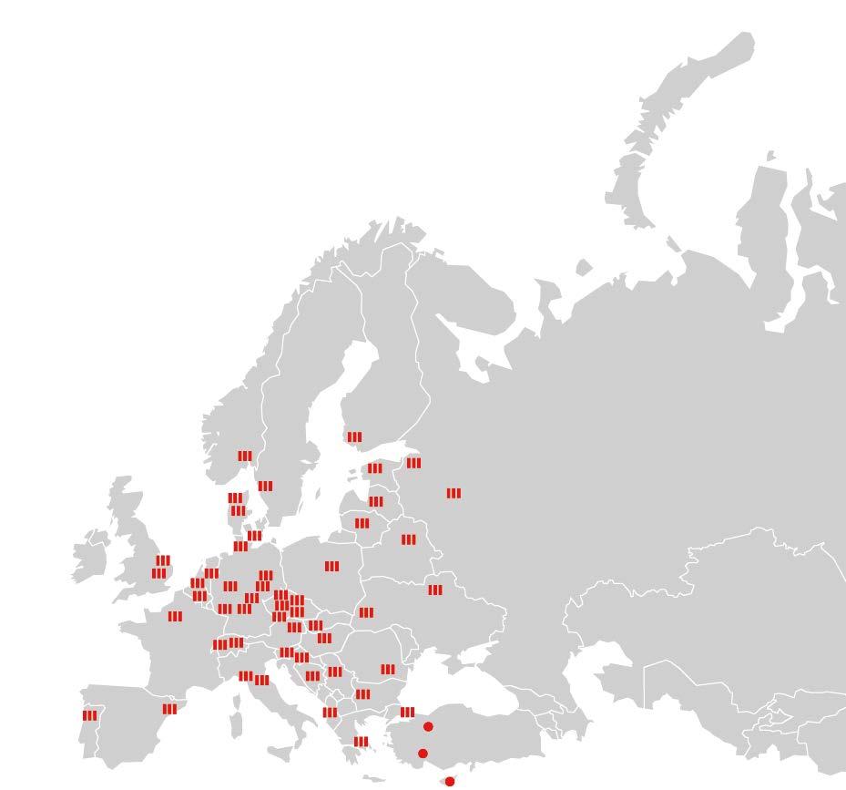 ACO w Europie Grupa ACO ACO to rodzinne przedsiębiorstwo z siedzibą w Rendsburg/Büdelsdorf w Niemczech.