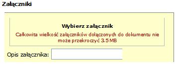 Treść oferty może zawierać, jeśli to niezbędne, również inne informacje dla prawidłowego dostępu do dokumentu, w szczególności informacje o wykorzystanym programie szyfrującym lub procedurze