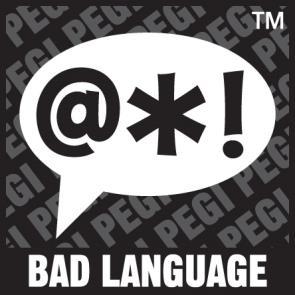 Rating PEGI - zawartość Gra zawiera wulgaryzmy.
