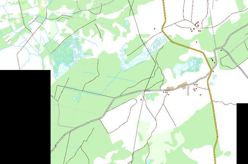 MAPKA ORIENTACYJNA skala 1:25000 Zakład Usług Drogowych