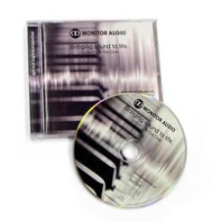 Akcesoria De-Tox CD Płyta kompaktowa specjalnie opracowana przez Monitor Audio do wygrzewania głośników.