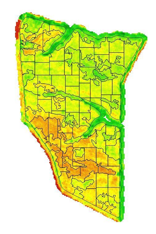 Zabiegi precyzyjne w oparciu o dane BADANIE GLEBY Podział pola na strefy próbkowania w oparciu o biomasę w trakcie sezonu