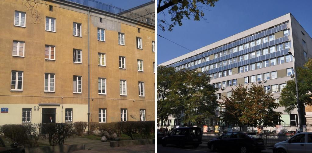 Projekt KODnZEB modernizowane budynki Akademik Muszelka, ul.