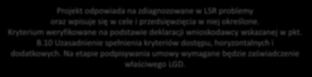 Szczegółowe kryteria dostępu - 9.1.4 i 9.2.4 Czy okres realizacji projektu nie jest dłuższy niż 12 miesięcy i nie przekracza 31 grudnia 2022 r.? Kryterium weryfikowane na podstawie zapisów pkt.