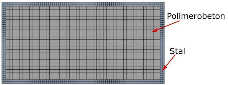 Na początku opracowano modele CAD reprezentujące belki, które zostały poddane eksperymentalnej analizie modalnej. Po zaimportowaniu do środowiska ANSYS poddano je dyskretyzacji.