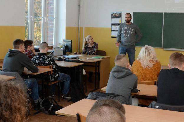 Dnia 17 listopada 2017 roku na zaproszenie pani Ewy Kolanowskiej odbyły się zajęcia warsztatowe przeprowadzone przez pracowników firmy Total Wind PL