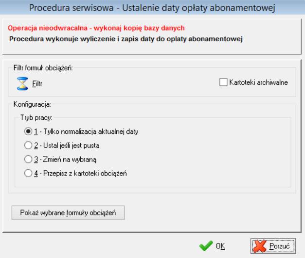 Naciśnięcie przycisku Wybierz ze schematu SQL umożliwia podgląd tabel i kolumn bazy