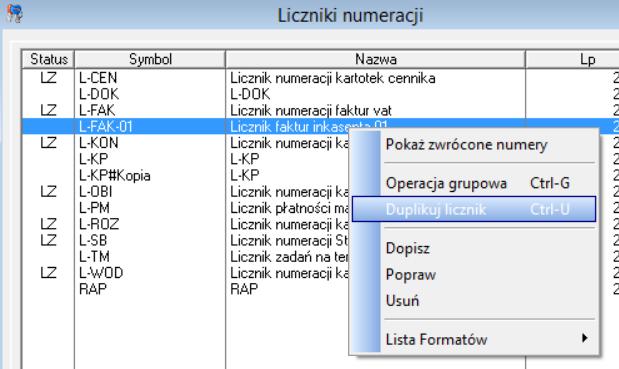 zasad pobierania zwracanych numerów. W wersji 201