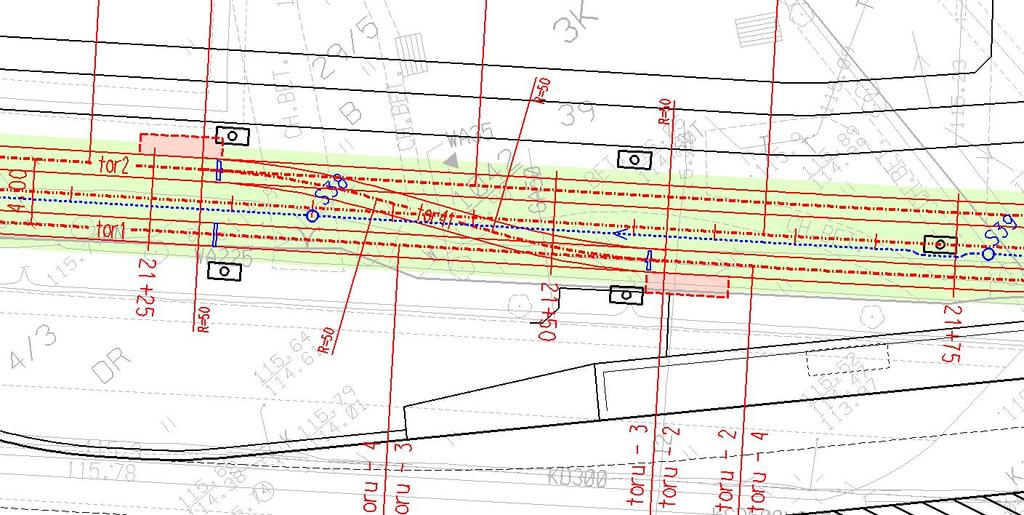 krańcówka awaryjna KOLISTA na linii tramwaju plus wzdłuż