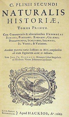 HISTORIA starożytność Pliniusz Starszy (II) (23-79) - W ca. 77-79 r.