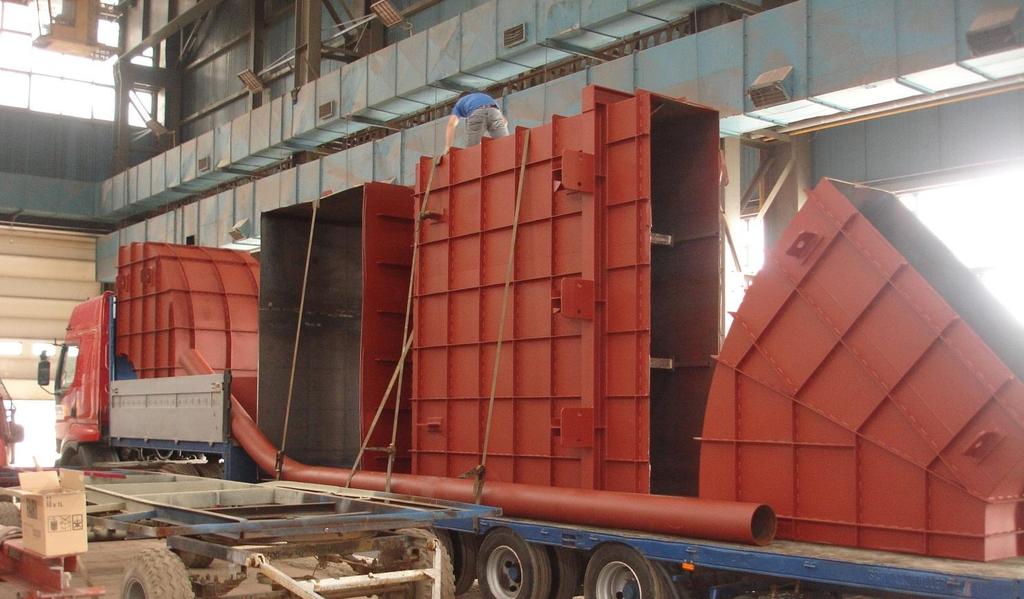 tanks Kanały spalin dla elektrociepłowni Mikołaj, Ruda