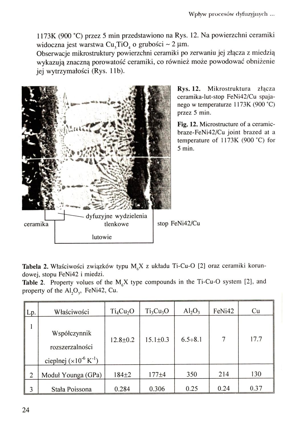 Wpływ procesów dyfuzyjnych... 1173K (900 C) przez 5 mi