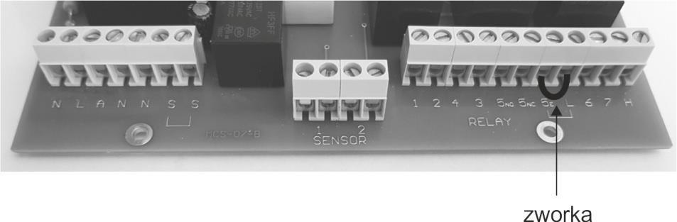 Sterowanie przez przekaźnik nr 5 napięciem 230V AC. 3. SEGMENT CHŁODZĄCY.