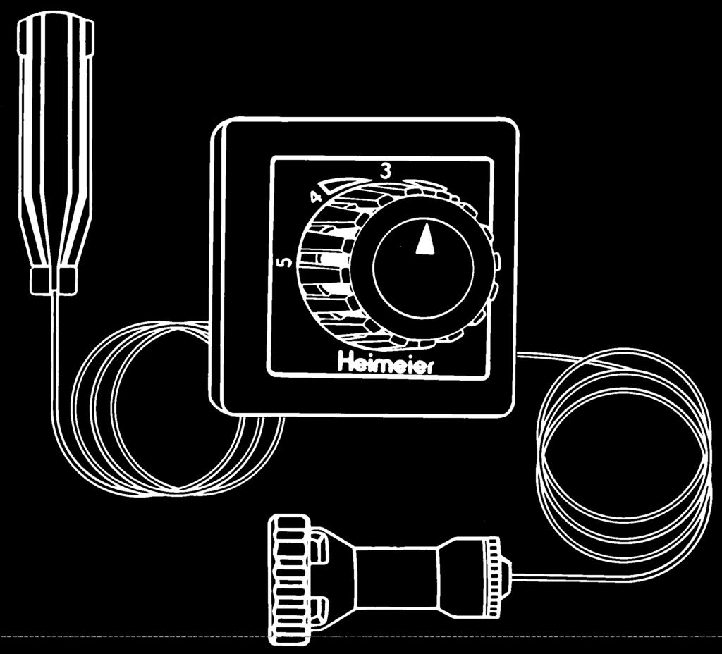 Z àcze przystosowane do monta u na wszystkich termostatycznych zaworach grzejnikowych HEIMEIER i na grzejnikach z wbudowanym zaworem z g owicà zaworowà M 0 x 1,5.