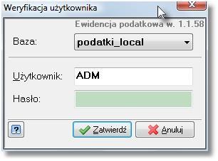 3. Uruchomienie programu 3.1. Uruchomienie programu logowanie do systemu.