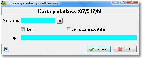 Wybieramy zakładkę Współwłaściciele, a następnie przycisk. W oknie przedstawiona jest lista wszystkich właścicieli danej karty, domyślnie jest właściciel główny z udziałem 1/1.