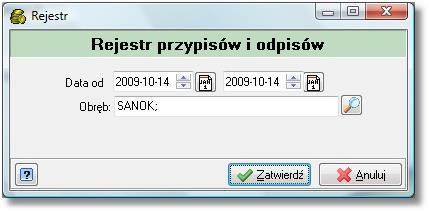 Rejestr ulg. i inwestycyjne. Analogicznie do powyższych rejestrów tworzymy rejestr ulg, który dzieli się na ulgi gruntowe 10.6.