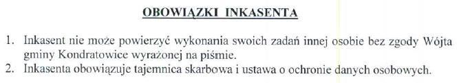 Województwa Dolnośląskiego Nr 141 13398 Poz.2314 6. Uchwała zostanie opublikowana przez rozplakatowanie jej na tablicy ogłoszeń w Urzędzie Gminy w Kondratowicach. 7.